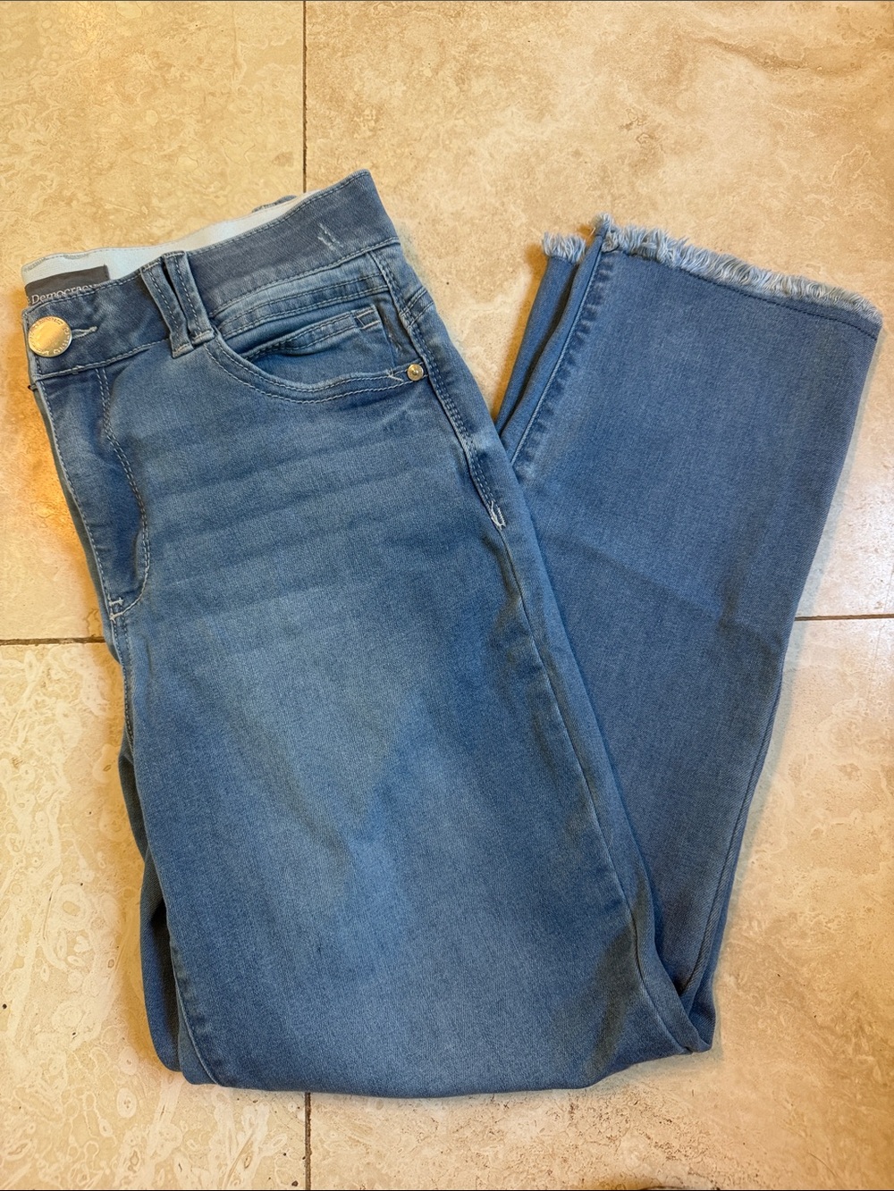 Women’s Blue High-Rise Straight Jeans - Classic Denim